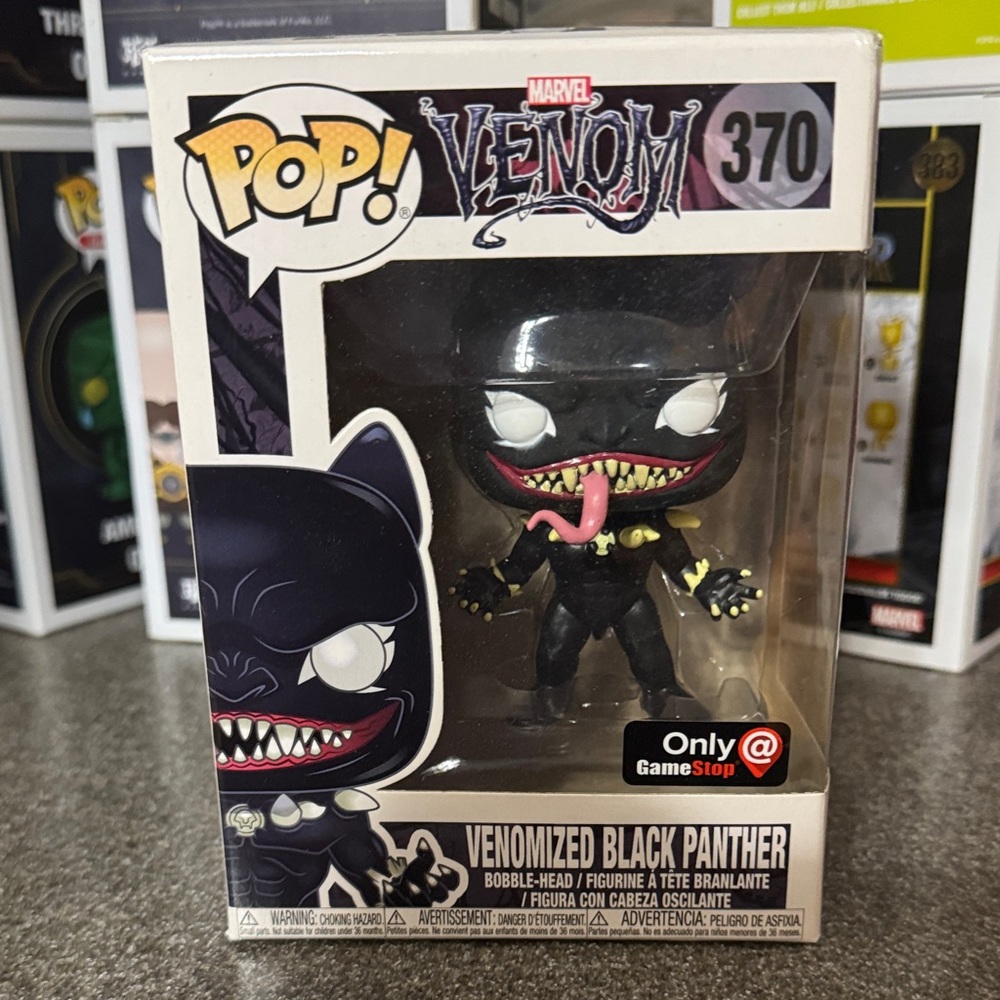 Funko Venomized Black Panther Collectible Figure 370 POP!